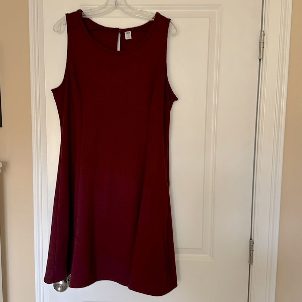 Burgundy colors dress